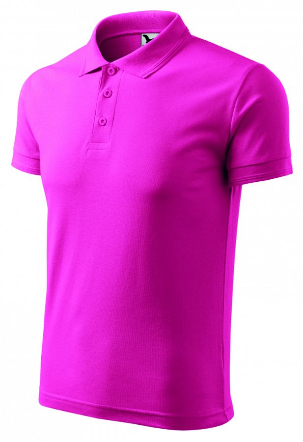 Polokošile pánská Pique 203 purpurová vel. L - Obrázek Polokošile pánská Pique 203 purpurová vel. L - Obrázek